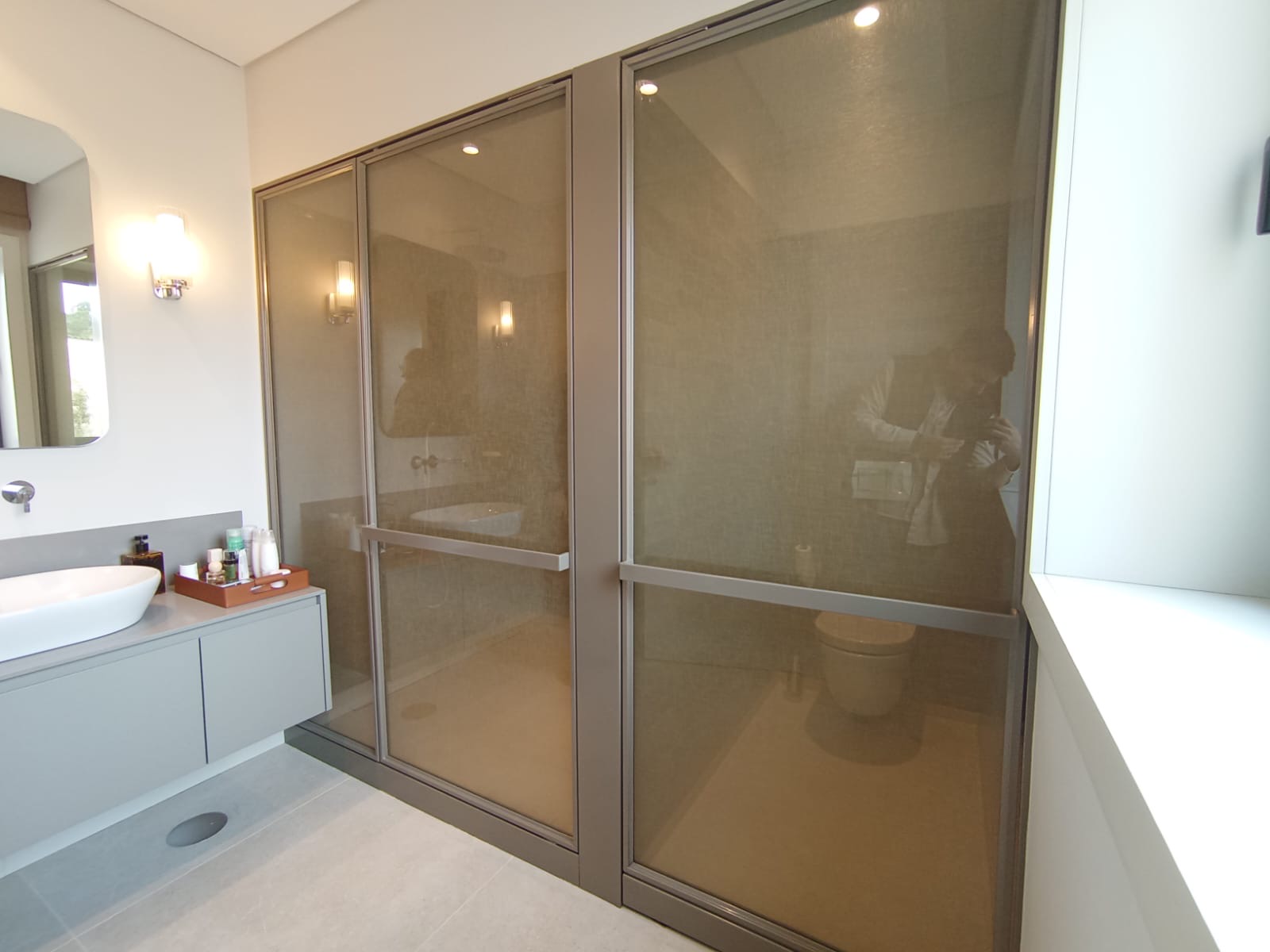 BSD Sense glass door detail