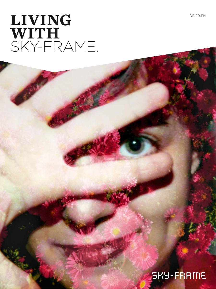 Living with Sky-Frame brochure cover