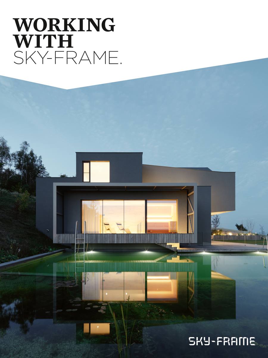 Working with Sky-Frame brochure cover
